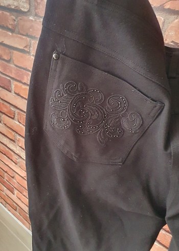 Siyah tayt pantolon - Görsel 6