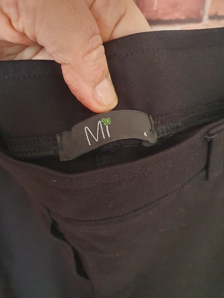 Siyah tayt pantolon - Görsel 3