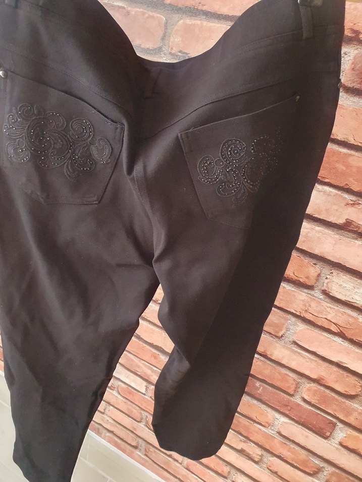 Siyah tayt pantolon - Görsel 5