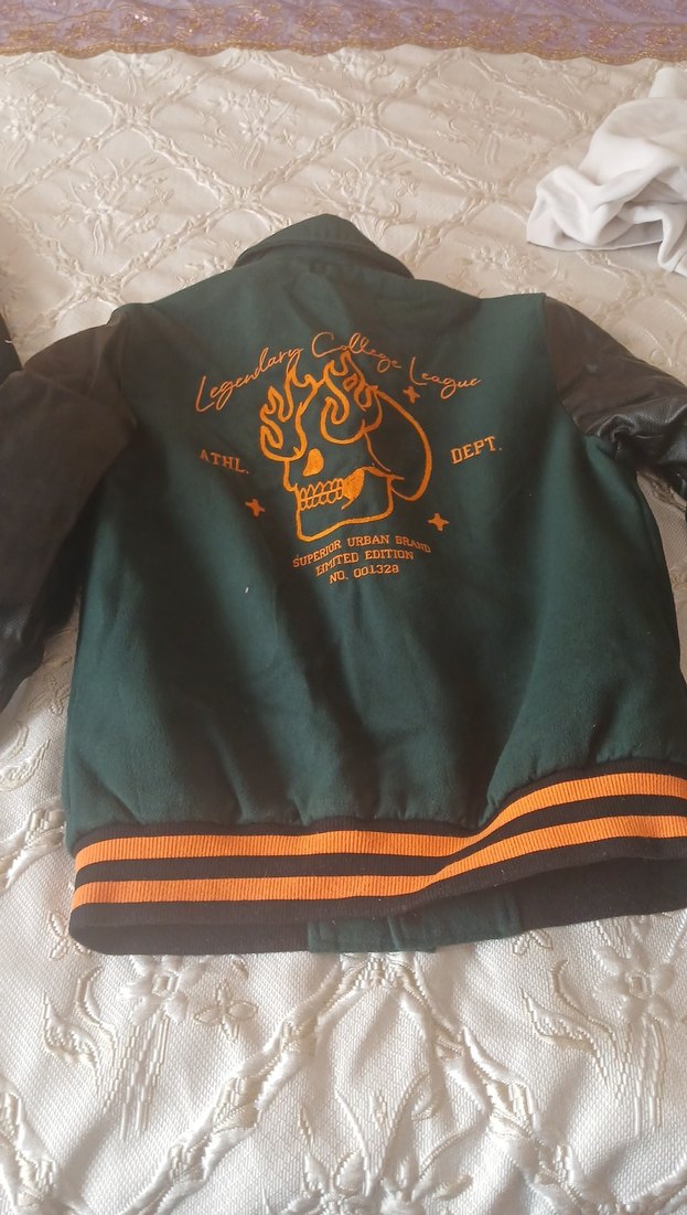 Düğmeli Deri e unisex mont, Salaş Kesim vintage gotik grunge - Görsel 2