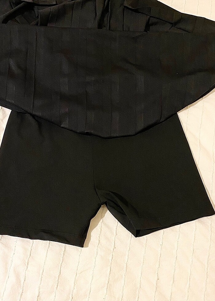 Nike pileli şortlu tenis eteği S beden - Görsel 3