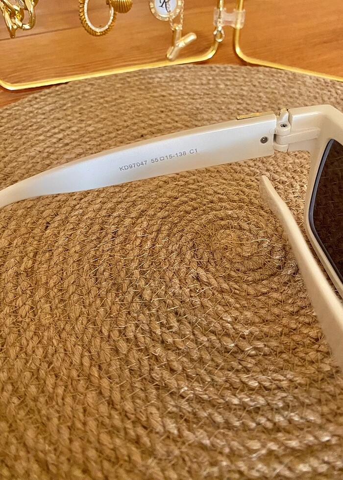 Kare Retro Vintage Güneş Gözlüğü - Görsel 3