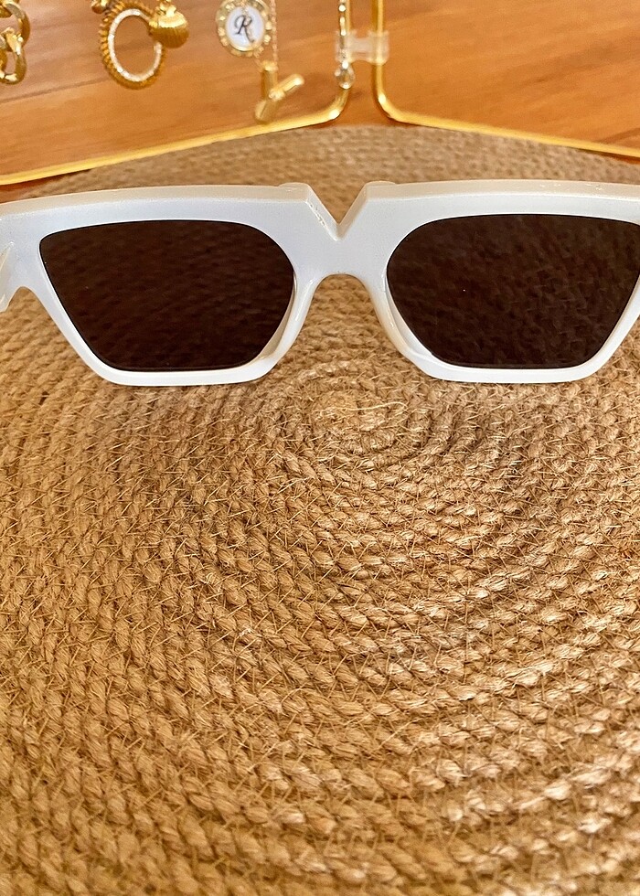 Kare Retro Vintage Güneş Gözlüğü - Görsel 4