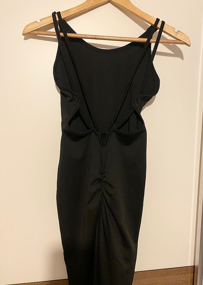 Arka Dekolteli Tayt Tulum - Görsel 4