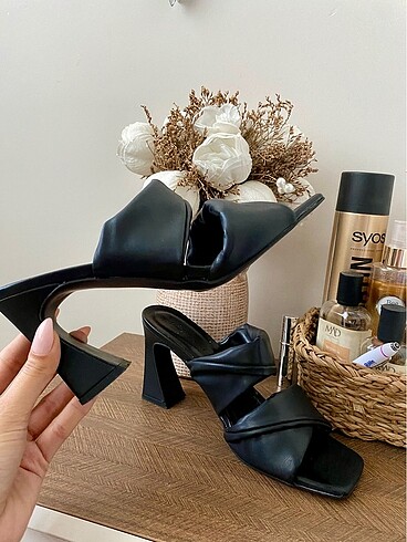 Kalın Topuklu Terlik - Görsel 5