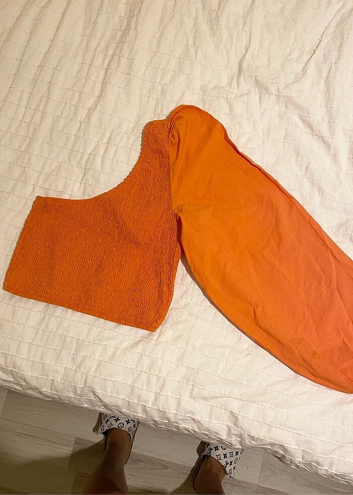 Tek balon kollu crop LCWaikiki L beden - Görsel 2