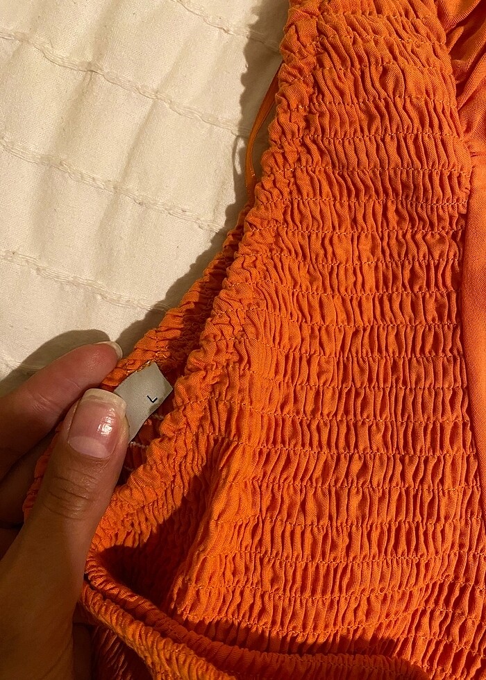 Tek balon kollu crop LCWaikiki L beden - Görsel 4