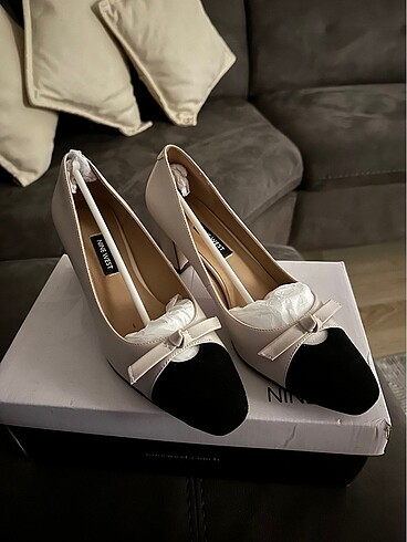 Nine west kalın topuklu ayakkabı