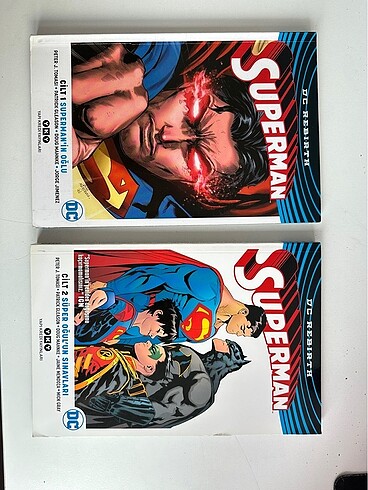 Dc superman çizgi romanı ilk iki kitabı