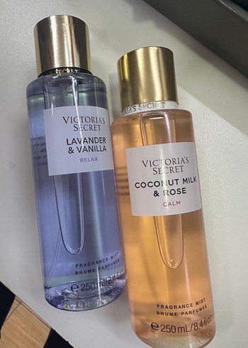 Victoria's Secret Lavander & Vanilla ve Coconut Milk & Rose