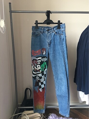 y2k cartoon jean