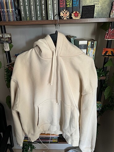 ZARA - Sweat t-shirt krem renk
