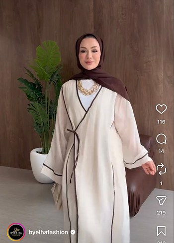 Zara İkili Takim Abaya