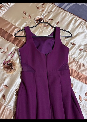 Boncuk İşlemeli Bohem Uzun Abiye Elbise - Görsel 3