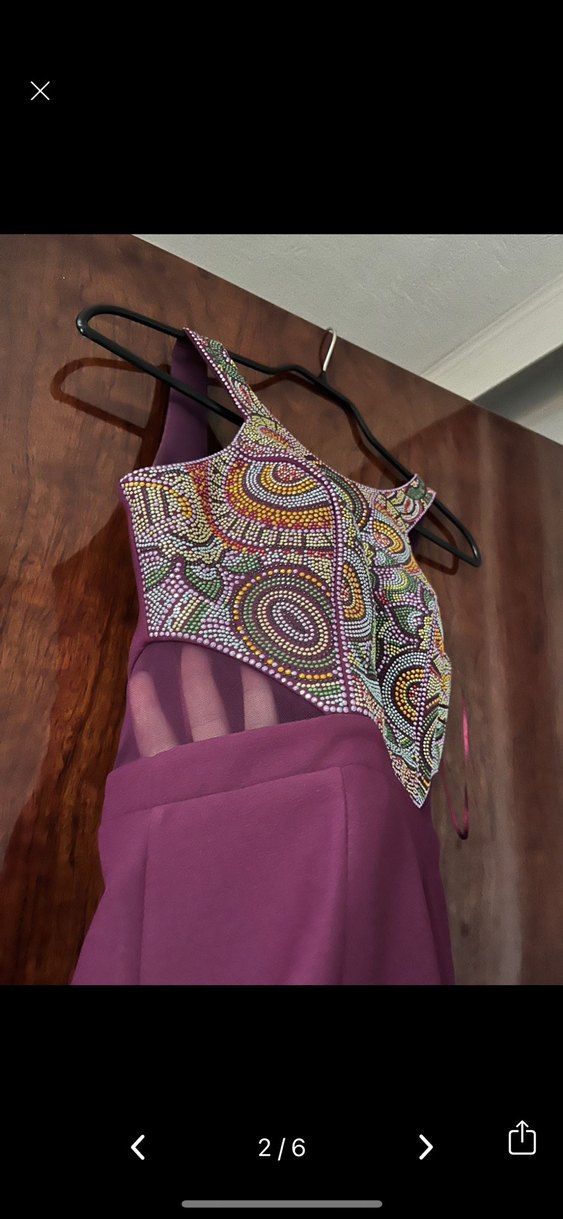 Boncuk İşlemeli Bohem Uzun Abiye Elbise - Görsel 2