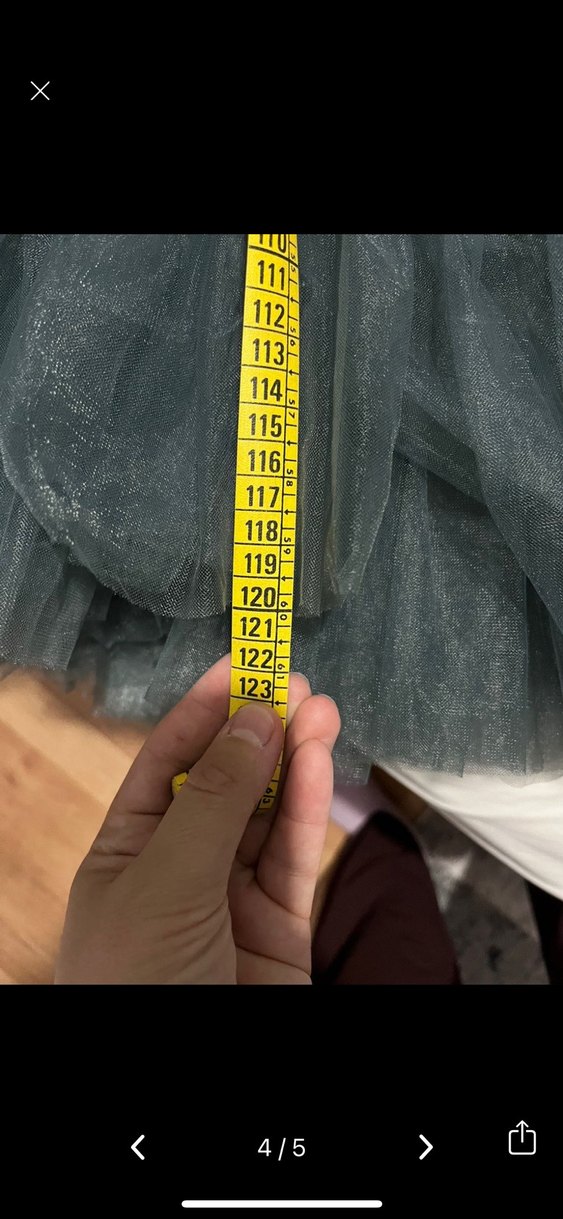 Uzun koyu yeşil Gotik Straplez Abiye Elbise - Görsel 4