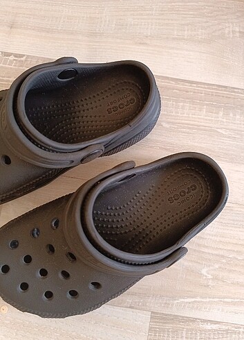 27 Beden siyah Renk Crocs terlik