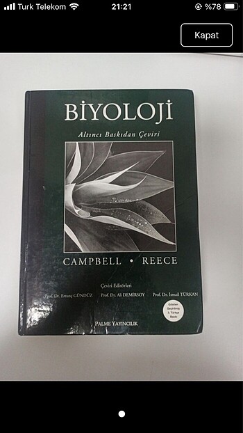 Biyoloji Campbell Reece