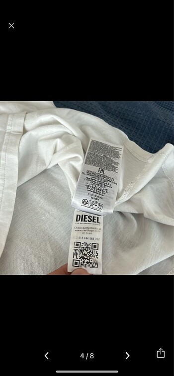 Diesel full nakış tshirt giymediğim için satıyorum iki kere giyi - Görsel 4