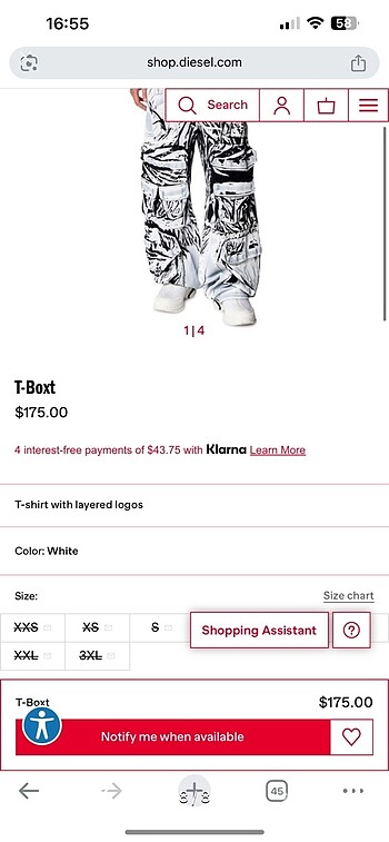 Diesel full nakış tshirt giymediğim için satıyorum iki kere giyi - Görsel 8