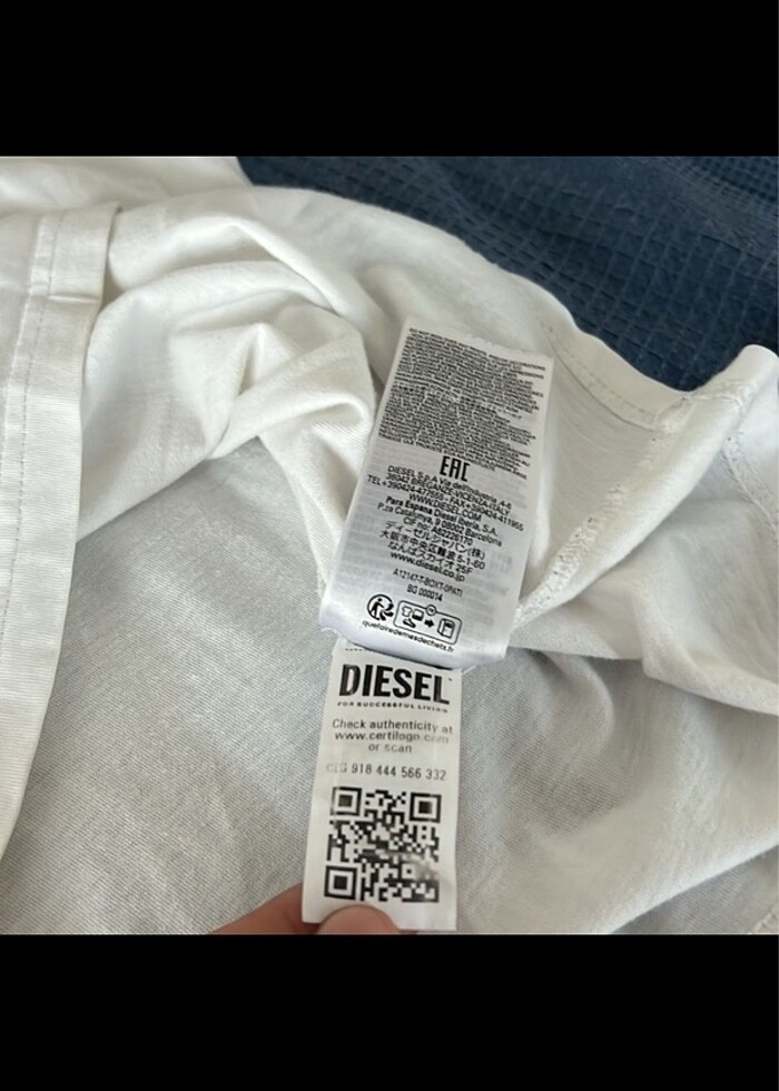 Diesel full nakış tshirt giymediğim için satıyorum iki kere giyi - Görsel 4