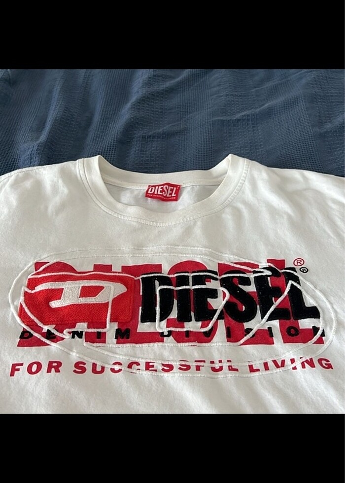 Diesel full nakış tshirt giymediğim için satıyorum iki kere giyi - Görsel 2