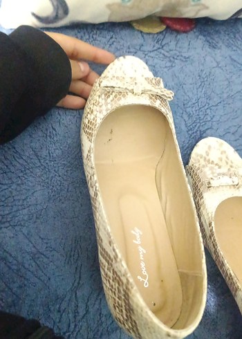 Bej Yılan Desenli Dolgu Topuklu Kadın Sandalet - Görsel 2