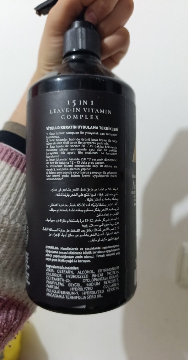 Vitello Brezilya Keratin Protein - Görsel 2