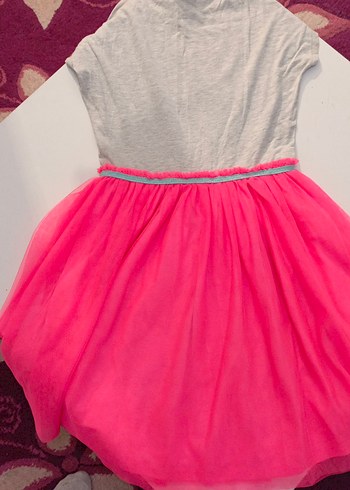 LC Waikiki Kız Çocuk Pembe Tül Etekli Elbise