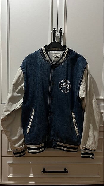 Zara Denim Bomber Ceket