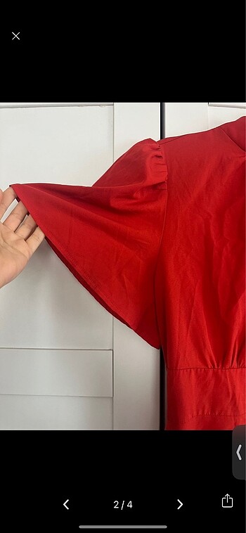 Kırmızı elbise - Görsel 2