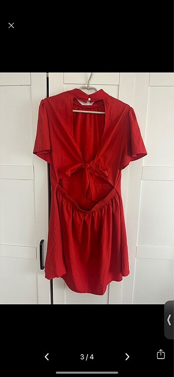 Kırmızı elbise - Görsel 3