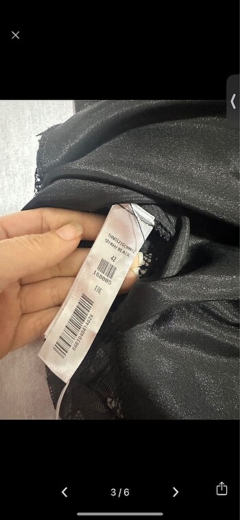 Siyah gecelik - Görsel 3