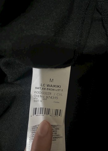 Kapüşonlu erkek sweat giyilmedi - Görsel 3