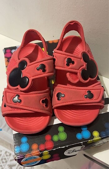 Adidas Mickey Mouse Kırmızı Sandalet