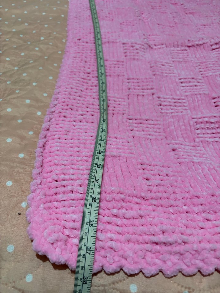 Pembe Örgü Çocuk Battaniyesi - Görsel 4