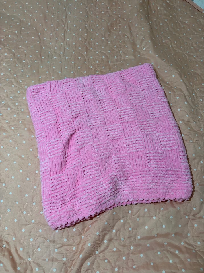 Pastel Renkli Örgü Çocuk Battaniyesi - Görsel 2