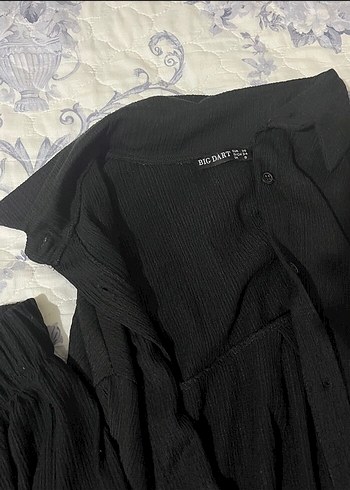 Siyah kadın Oversize Keten Eşofman Takımı - Görsel 2