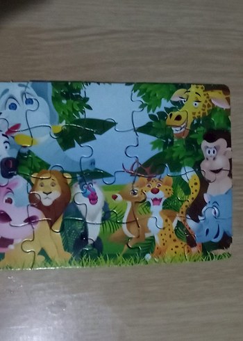 Kral Şakir Renkli Çocuk Yapbozu Ve 8Adet Yapboz - Görsel 3