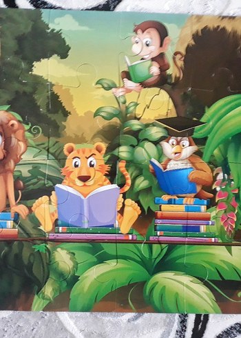 Kral Şakir Renkli Çocuk Yapbozu Ve 8Adet Yapboz - Görsel 10