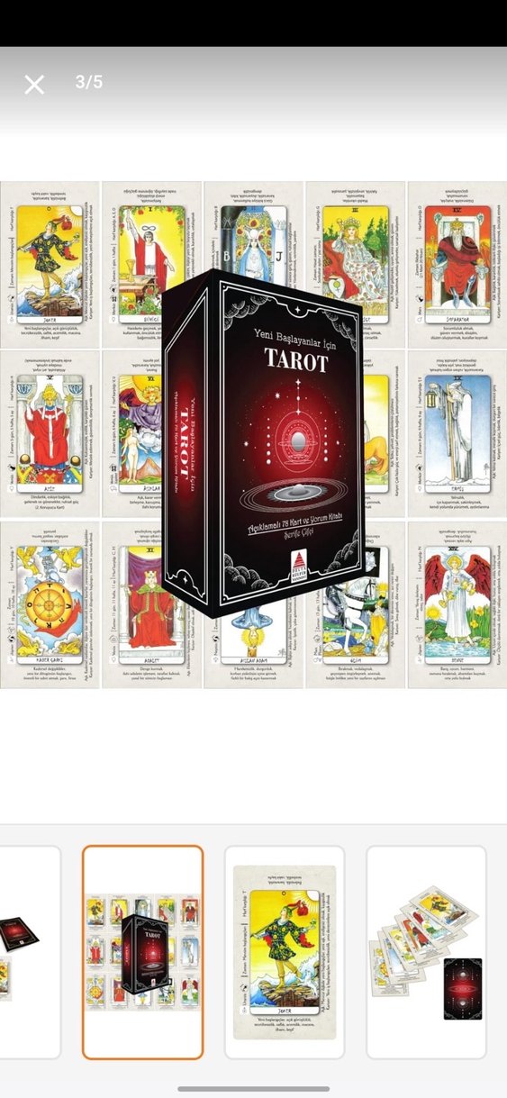 Tarot Klasik Deste 78 Kart ve Anahtar Kitap - Görsel 2