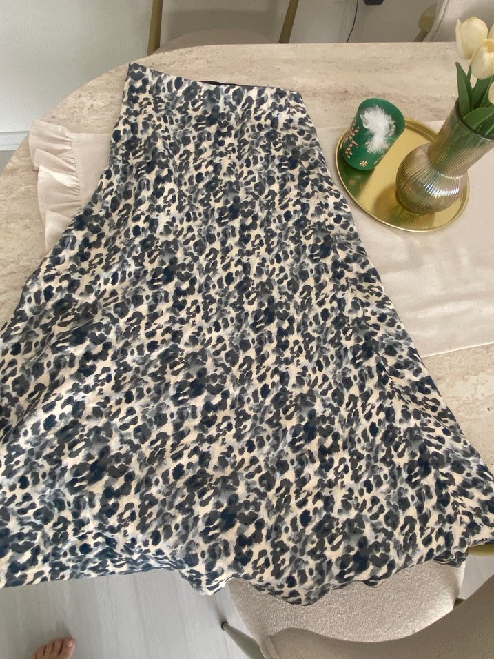 Bohem Gri  Desenli Etek - Görsel 2