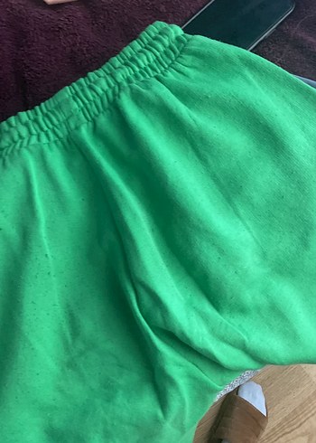 Kadın Parlak Yeşil Rahat Kesim Sweatpant - Görsel 4