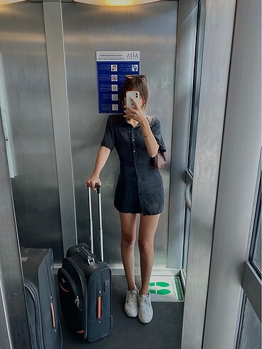 zara gömlek elbise