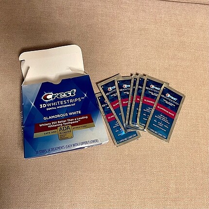 Crest diş beyazlatıcı bant 7 adet