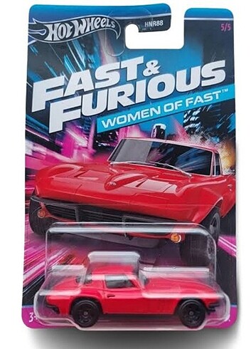 Hot wheels premium women of fast corvette stingray