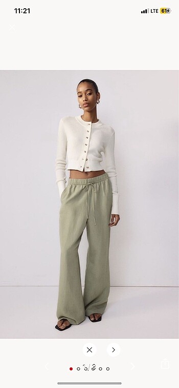 H&M keten karışımlı pantolon
