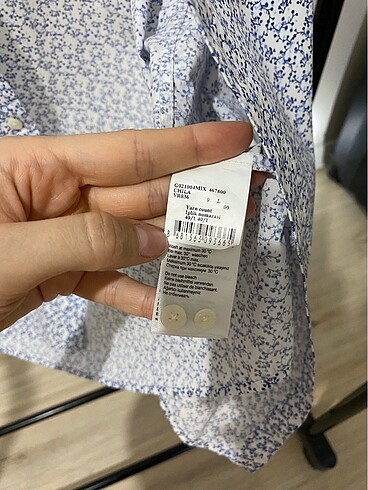 l Beden Pierre cardin erkek gömlek