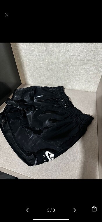 xs Beden Nike Air Kadın Şort Dj1062-010-06 Orijinal