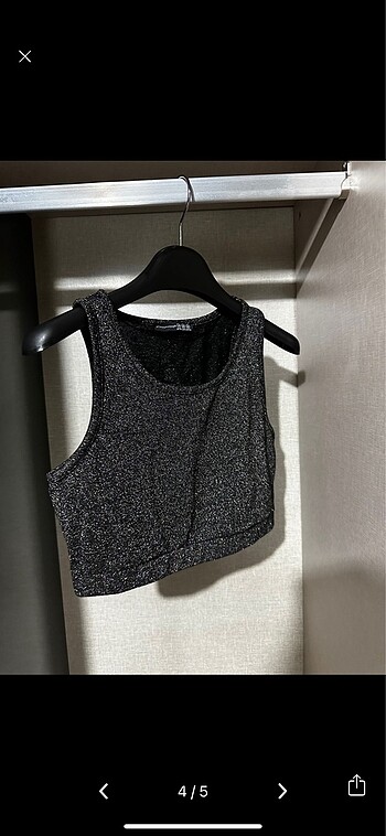 Atmosphere Simli Parıltılı Crop - Görsel 4